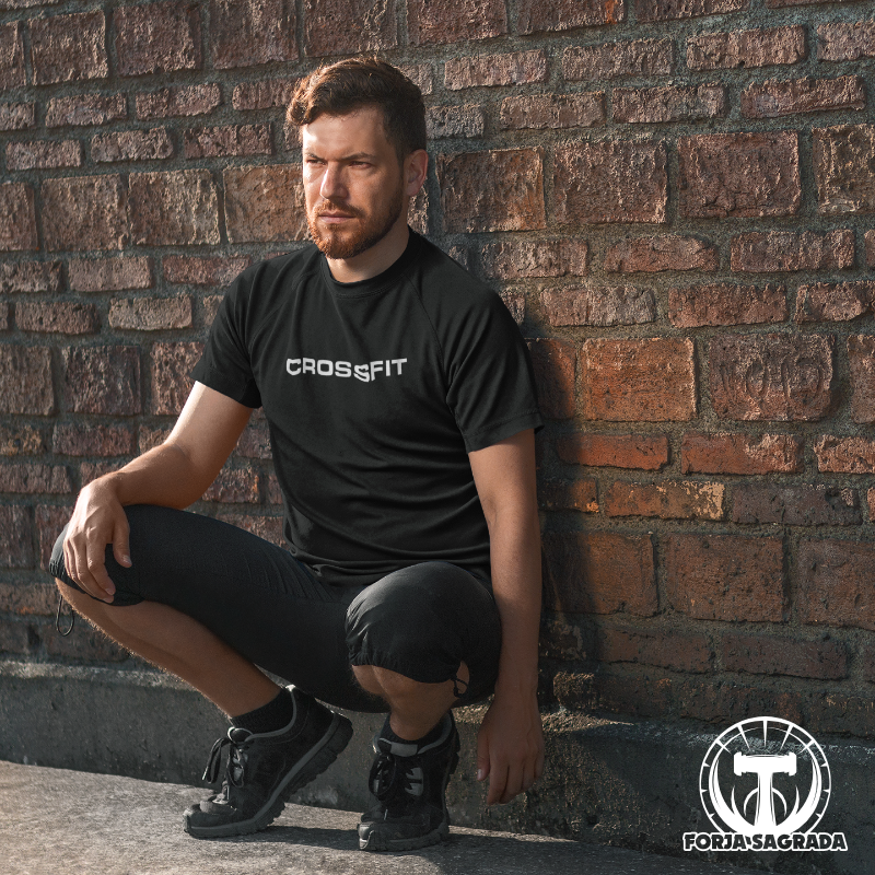 Camiseta de hombre personalizada con diseño “Crossfit Hombre N5”, ideal para deportistas y amantes del fitness.