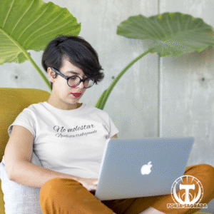 Camiseta Blanca «no molestar» mujer
