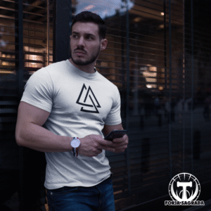 Camiseta con Símbolo Rúnico «Odhin» Hombre