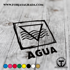 Pegatina de Vinilo Elemento Agua