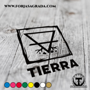 Pegatina de Vinilo Elemento Tierra