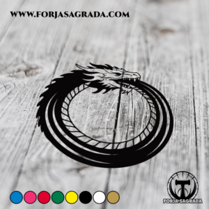 Pegatina de Vinilo La Serpiente Eterna